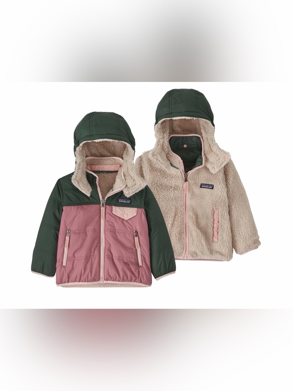 Patagonia Baby Reversible Tribbles Hoody Size 3-6 months